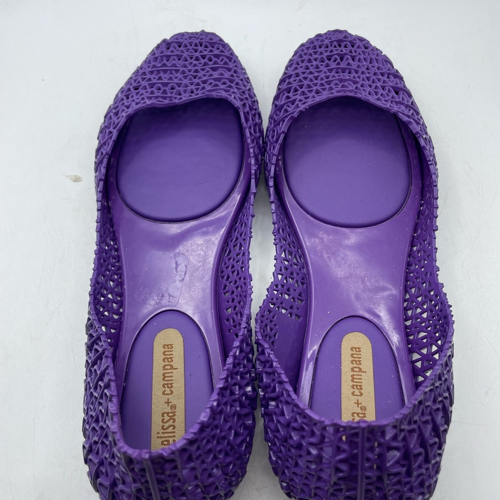 Melissa Purple Flats - Picture 6 of 9